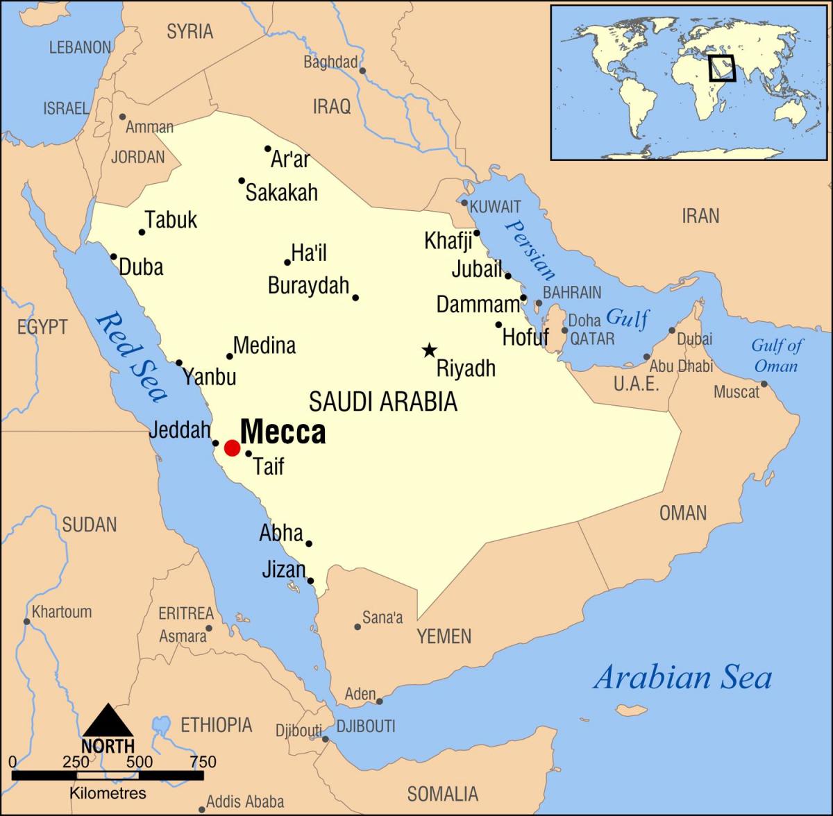 žemėlapis hijra narys kelių Makkah