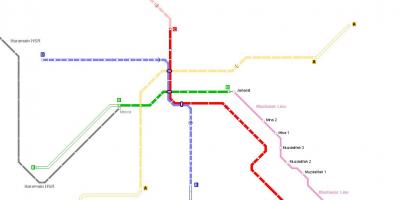 Žemėlapis Meka metro 