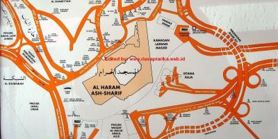 Žemėlapis misfalah Makkah žemėlapyje
