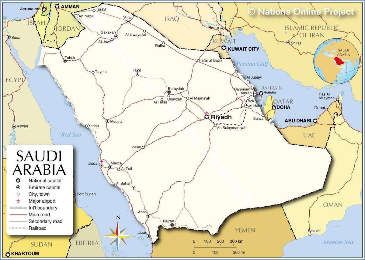 Makkah mina arafato žemėlapyje