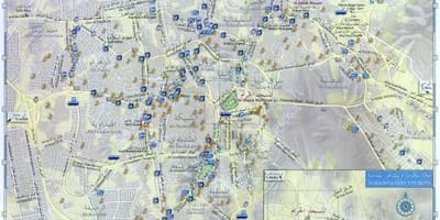 Kelių žemėlapis Makkah city