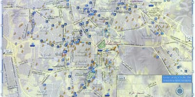 Žemėlapis Makkah maršrutą